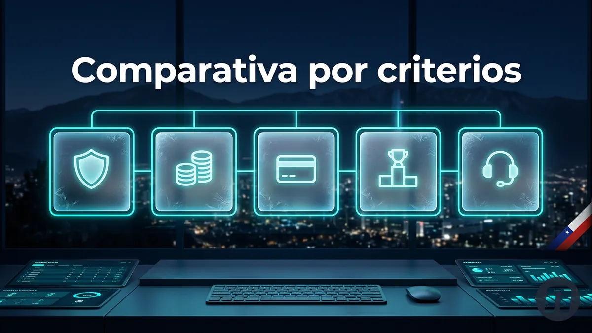 Tarjetas comparativas de criterios objetivos para elegir un operador en Chile