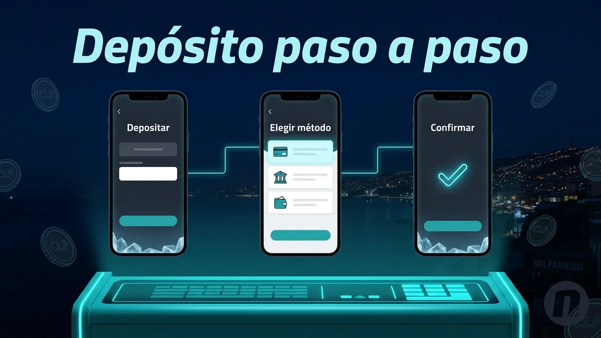 Pasos para depositar en Novibet Chile: elegir método, monto y confirmar