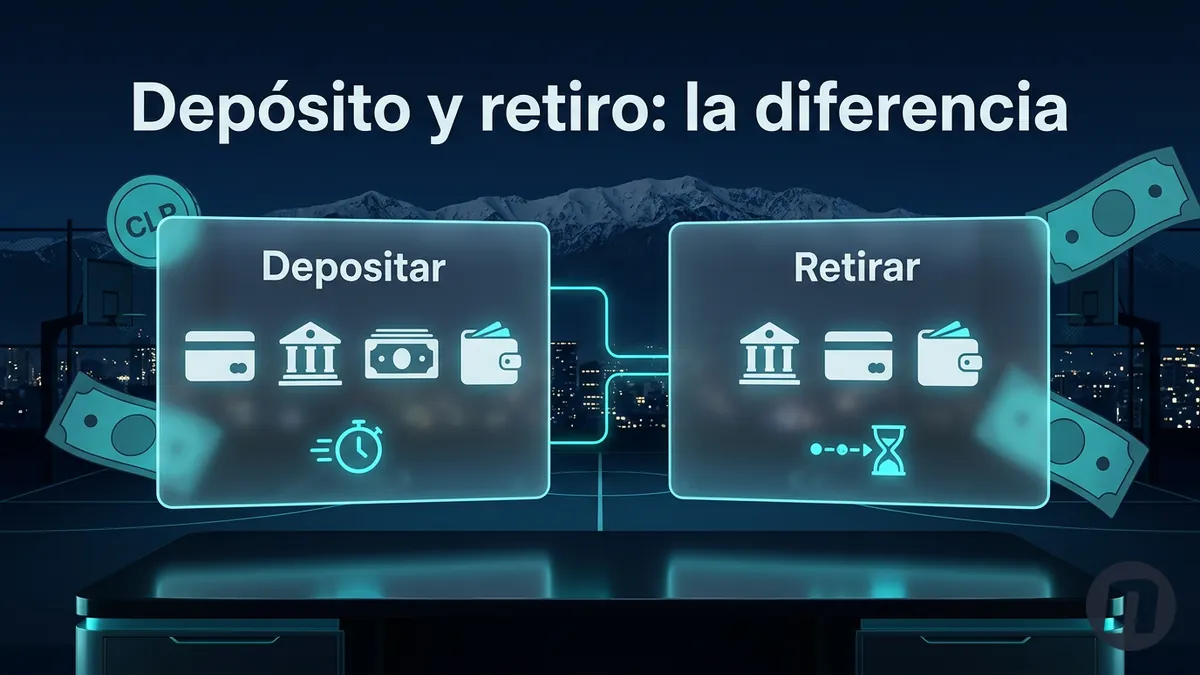 Comparación entre métodos de depósito y de retiro disponibles en Novibet Chile
