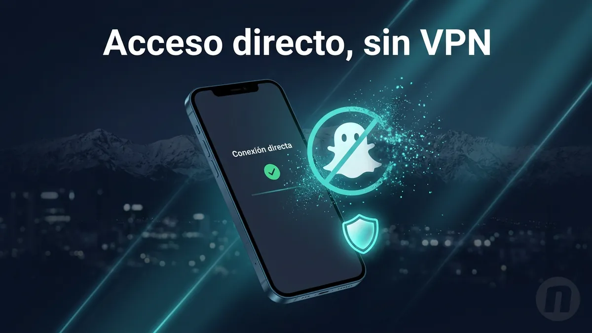 Ilustración de acceso directo y seguro a Novibet Chile sin necesidad de VPN