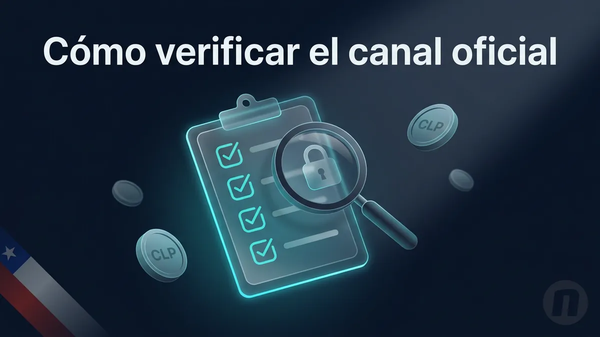 Checklist visual para confirmar que el acceso a Novibet Chile es un canal oficial y seguro